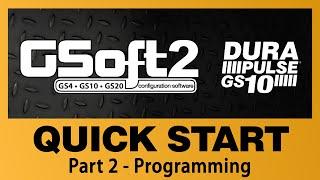 Gsoft2 - Part 2 - Quickest and Easiest way to Program your GS10 Durapulse drives at AutomationDirect