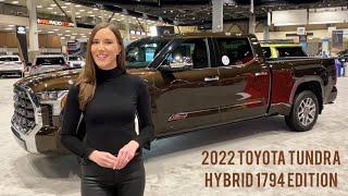 2022 TOYOTA TUNDRA i-FORCE MAX 1794 EDITION Power Style & Fewer Emissions