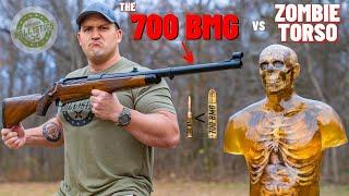 700 BMG Rifle vs Zombie Torso How Powerful Is 700 BMG ???