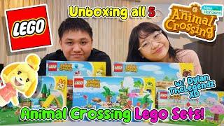 Unboxing All 5 Animal Crossing Lego Sets - w @DTLegendz  ₊‧°𐐪𐑂°‧₊