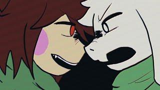 Don’t listen but it’s Chara and Asriel Undertale Animation
