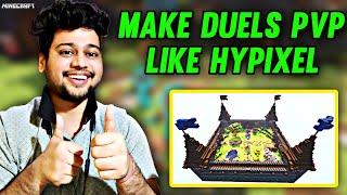 How To Make Duel Server Like Hypixel in Aternos  How To Add PvP in Aternos Server  Duels Plugin