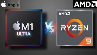 Apple M1 Ultra vs AMD Ryzen 9 5950x