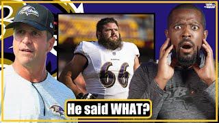 Ben Cleveland SHOCKING RESPONSE to Harbaugh Baltimore Ravens News