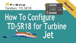 #Howto #setup and #configure #FrSky TD SR-18 receiver for turbine jet.