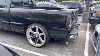 Vogue tires on a cheap Chevy truck