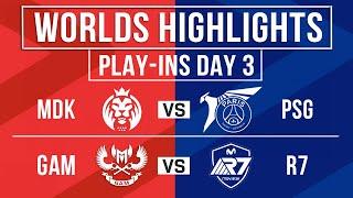 Worlds Highlights ALL GAMES Day 3  Worlds Play-In Stage 2024