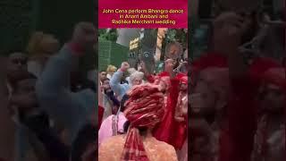 John Cena perform Bhangra dance in Anant Ambani and Radhika Merchant wedding.