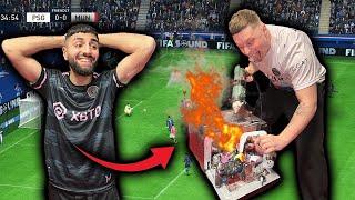 EA FC 24 MATCH endet IN EXPLOSION + VERLIERER MUSS HAARE PINK FÄRBEN  Jordan & Semih