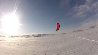 Snowkite session in Ashotsk Shirak Armenia 2018