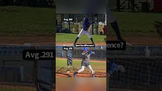 Improving Your Baseball Swing CAN YOU SPOT THE DIFFERENCE? #mlb #baseballplayer #baseball