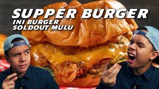 SOLDOUT MULU INI BURGER ENAK BANGET CHICKEN BURGERNYA PAKE CHILI OIL CUY