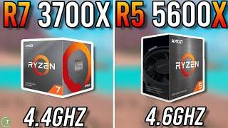 Ryzen 7 3700X vs Ryzen 5 5600X - Tested in 2024