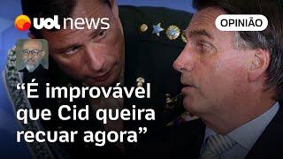 Mauro Cid em novo depoimento à PF é má notícia para Bolsonaro e militares diz Josias de Souza