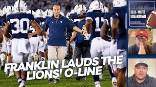 Penn States James Franklin lauds the Lions O-line runners for their efforts vs. Illinois