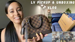 Louis Vuitton Alma BB Pickup  Unboxing  Styling  Vlog