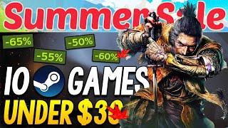 STEAM SUMMER SALE 2024 - FANTASTIC PC GAME DEALS UNDER $30