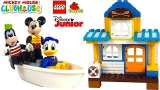 LEGO DUPLO DISNEY JUNIOR MICKEY AND FRIENDS BEACH HOUSE WITH MICKEY DONALD AND GOOFY -  UNBOXING