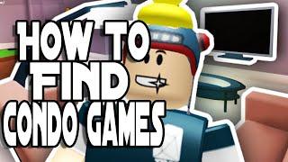 How To Find Condo & Scented Con Games in Roblox 2021