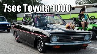 Lady Driven 860hp Toyota 1000 running low 7s in the 14 mile