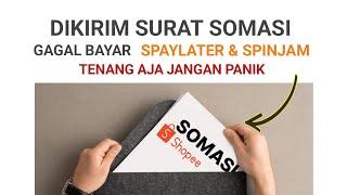 DIKIRIM SURAT SOMASI OLEH DC SHOPEE  YG GALBAY SPAYLATER & SPINJAM TENANG JGN PANIK