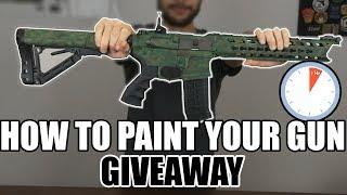 HOW TO PAINT your Airsoft GUN in UNDER 1 Hour