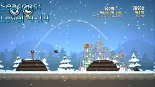 Angry Birds Trilogy - Seasons - Seasons Greedings Level 4-1 through 4-25