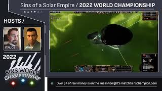 VOD Sins of a Solar Empire World Championship 2022 Final  Hueful Nomads vs. Yok Order Zealots