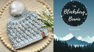 Easy Crochet Textured Beanie-Learn the Alpine Stitch