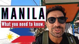 MY FIRST IMPRESSIONS OF MANILA PHILIPPINES  ITS SHOCKING HOW BIG IT IS PHILIPPINES VLOG