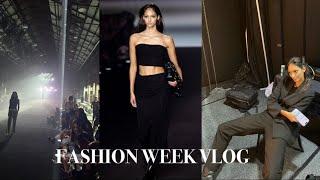 FASHION WEEK VLOG  Walking 7 shows at Fashion Week