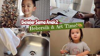 Bikin Artwork Sama Anak-anak Vlogmas day 9- 571