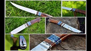 Декілька ножів ручної роботи Several handmade knives