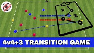 4v4+3 transition game