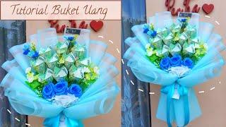 Buket Uang 10 Lembar Bentuk Tulip Hasil Gembul