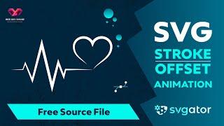 Create A Stroke Offset SVG Animation  SVGator  SVG Line Animation  FREE SVG