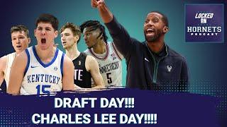 Draft Day What will the Charlotte Hornets do + Charles Lee introduced as Hornets Head Coach