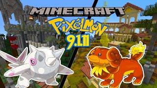 *NEW* Pixelmon Update Gen9 Pokémon Electric AND Dragon Gyms Mod Showcase Version 9.1.11