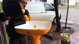 Elma Üzüm Limon Nar Sıkma Makinası - Balonlu Pres Tekniği
