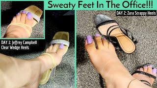 Sweaty Feet In The Office Situation  While Sitting In My Office - Episode 2  Two Shoes