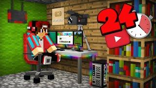 Я СТАЛ ЮТУБЕРОМ НА 24 ЧАСА В МАЙНКРАФТ  Компот Minecraft