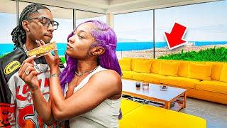 I MADE MY BOYFRIEND TAKE A HONEY PACK OUT OF TOWN **MUST WATCH**