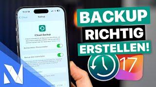 iPhone Backup erstellen iCloud Finder iTunes mit iOS 17 2024  Nils-Hendrik Welk