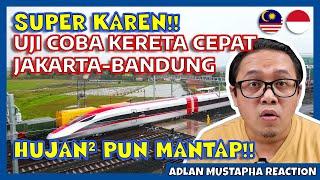  KAREN‼️ UJI COBA DINAMIS KERETA CEPAT JAKARTA-BANDUNG  MALAYSIA REACTION