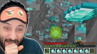 HER KAZDIĞIM YERDEN ELMAS ÇIKIYOR Hile Gibi Taktik Minecraft Tek Hardcore 6.Bölüm