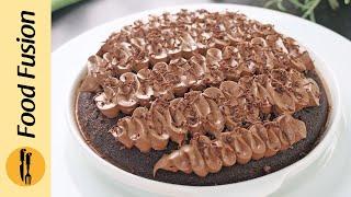 Chocolate Three Milk Cake in Frying Pan No fancy tools Recipe by Food Fusion