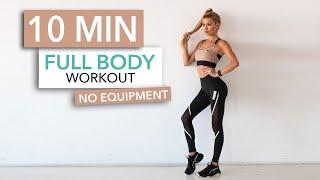 10 MIN FULL BODY WORKOUT  No Equipment  Pamela Reif