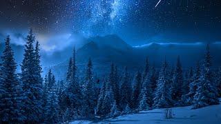 12 Hours of Relaxing Piano Music for Sleeping - Sleep Music Winter Photos Stress Relief Sara