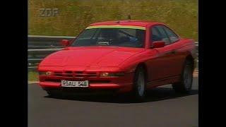 BMW 850i Entwicklung.  Die Reportage Testfahrt mit Tarnkappe