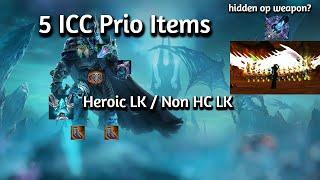 5 NON tier items to  Lich King Heroic+Normal list #wotlk #icc #Ele
